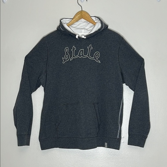 Nike Michigan State Spartan T-Shirt weight kangaroo pouch hooded sweatshirt-EUC - Picture 1 of 9